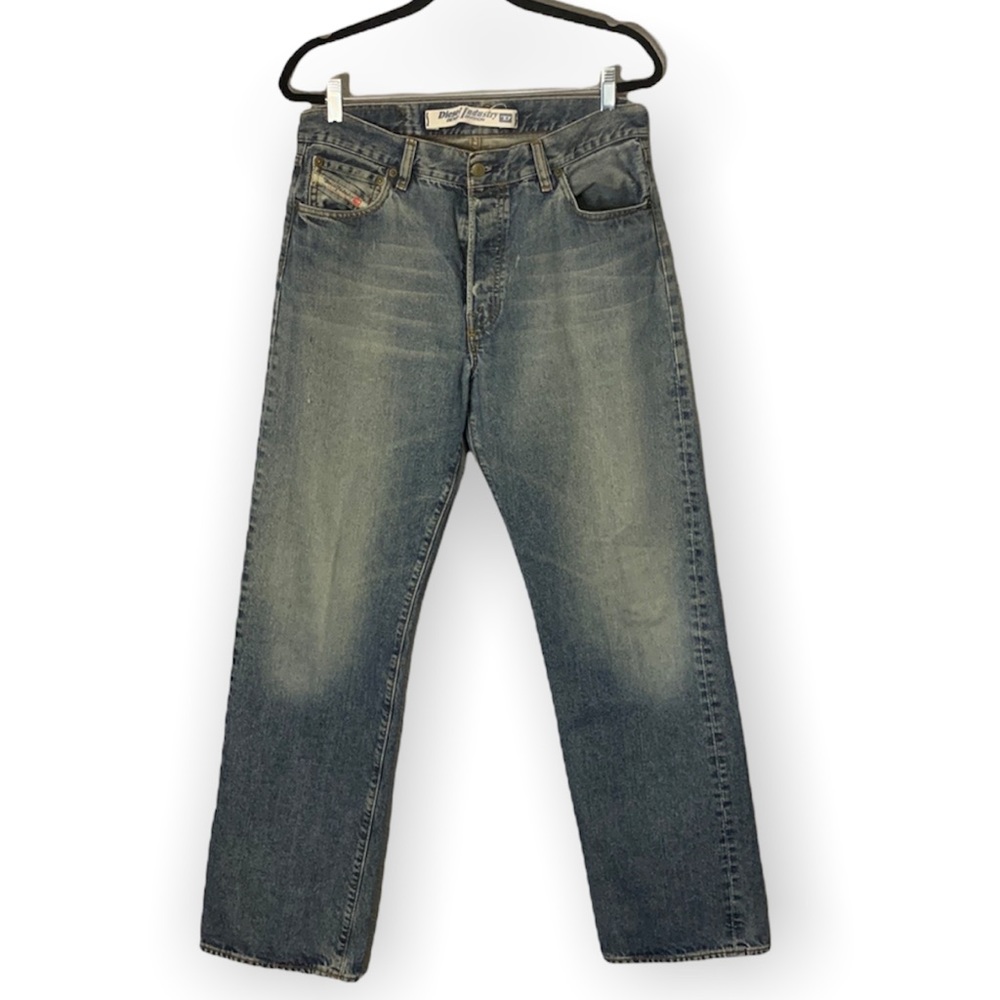 Diesel Vintage Men's Distressed jeans Button Boot Cut Fly 34 x  33